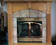 custom fireplace mantel
