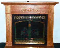 custom fireplace mantel